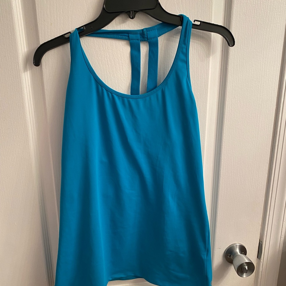 EUC Fabletics Vibrant Teal Tank Top